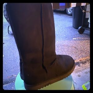 Textile upper kids boots